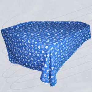 Royal/White Canada Table Cloth. 1450E80