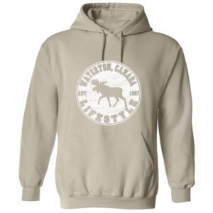 Youth Hoodie with Lifestyle Moose & Town Name