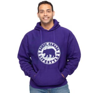 Adult hoodie Bear lifestyle w/Town name