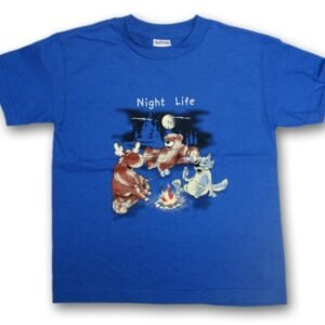 Kids T-Shirt with Night-Life Design