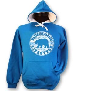 Ladies Hood With Bear lifestyle with Town Name
