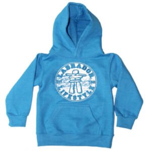 Kids Hoodie with Inukshuk Lifestyle with Town Name