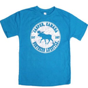 Kids T-Shirt with Moose Lifestyle & Town Name