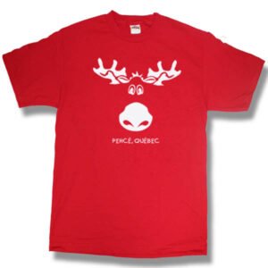 KIDS T-SHIRT CARTOON MOOSE WITH TOWN NAME
