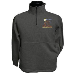 Adult 1/4 ZIP Nantucket with Pocket Embroidery Bear outline