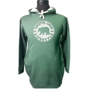 Adult Lounge Sherpa Hoodie with Bear Lifestyle with Town Name