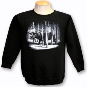 ADULT CREWNECK SWEAT WITH QUADRATONE MOOSE & TOWN NAME