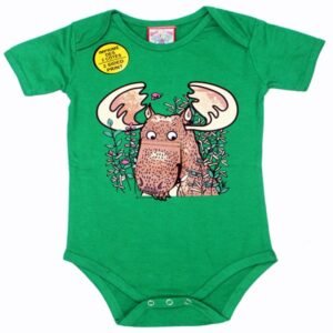 INFANT ONESIE MOOSE & TOWN NAME