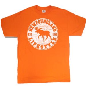 Youth T-Shirt with Moose Lifestyle & Town Name