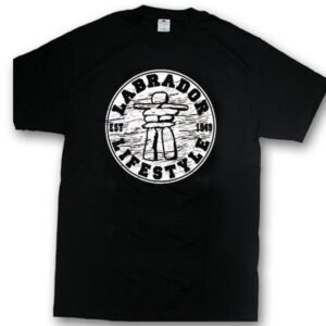 Adult T-Shirt with Inukshuk Lifestyle with Town Name