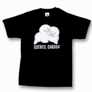 KIDS T-SHIRT W/2 SEALS APP FULL FRONT EMBROIDERY & TOWN NAME