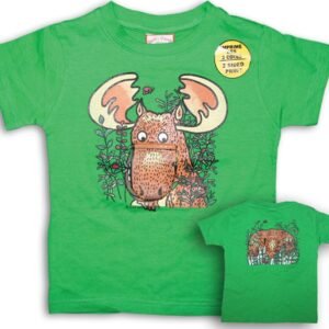 KIDS FLOPPY MOOSE T-SHIRT FRONT/BACK PRINT
